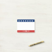 VS 1776 2026 250ste verjaardag Rood Wit Blauw Post-it® Notes (Op bureau)