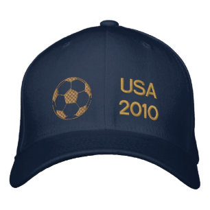 VS 2010 goudgeborduurd voetbal pet