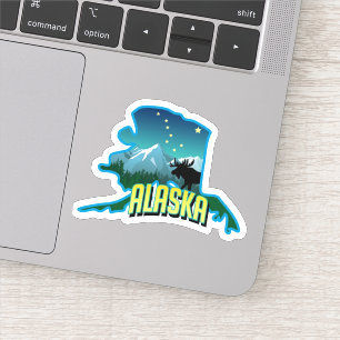 "VS: 2020/heden Alaska - Staat ... Sticker