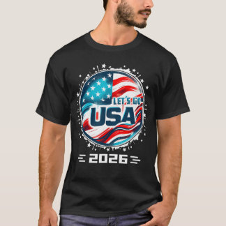 VS 2026 Ga naar Verenigde Staten Sport VS-team 202 T-shirt