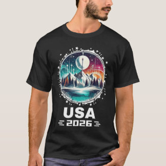 VS 2026 Ga naar Verenigde Staten Wintersport USAea T-shirt