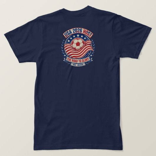 VS 2026 Gast Aangepaste Naam Nummer T-shirt EST. 1 (Design achterkant)