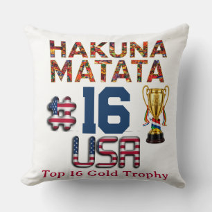 VS 2026 Wereldspelen: Hakuna Matata Top 16 Edgy Kussen