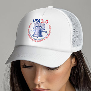 VS 250 - 1776-2026 - Liberty Bell Rood Wit Blauw Trucker Pet