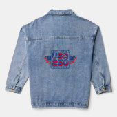 VS 250 – 1776 tot 2026 Pixel Art Denim Jacket (Achterkant)
