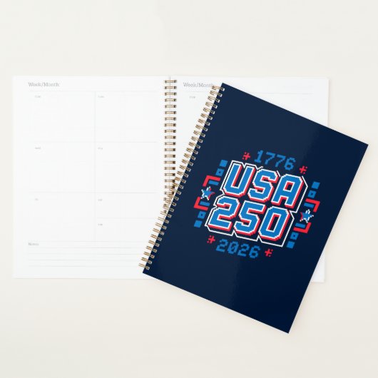 VS 250 – 1776 tot 2026 Pixel Art Planner (Display)
