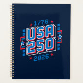 VS 250 – 1776 tot 2026 Pixel Art Planner (Voorkant)