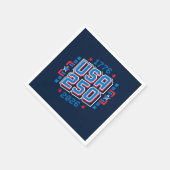 VS 250 – 1776 tot 2026 Pixel Art Servet (Hoek)