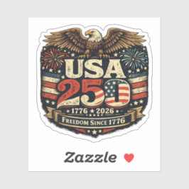 VS 250 Amerikaanse Zeearend 1776-2026 Patriottisch Sticker