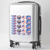 VS 250 - Amerika's 250e gevarieerd Sticker (Koffer)