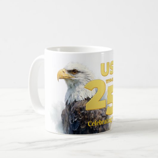 VS 250: Aquarel Witte Kop Arend & Goud (Voorkant links)