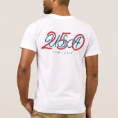 VS 250 ★ Gesticht in 1776 T-shirt (Achterkant)