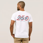 VS 250 ★ Gesticht in 1776 T-shirt (Achterkant volledig)