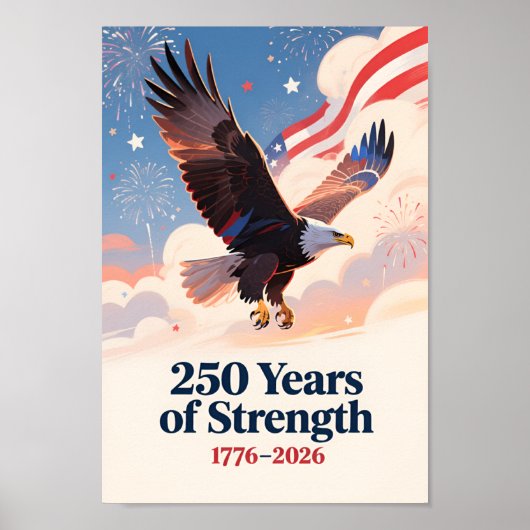 VS 250 Havik Patriottisch 1776–2026 Poster (Voorkant)