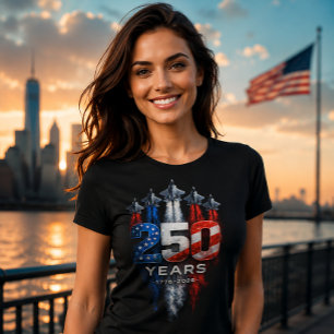 VS 250 Jaar 1776-2026 Patriottische Vliegshow T-shirt