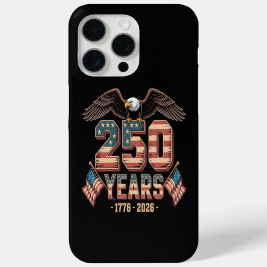 VS 250 Jaar 250ste Verjaardag Vlag VS Case-Mate iPhone Case (Achterkant)