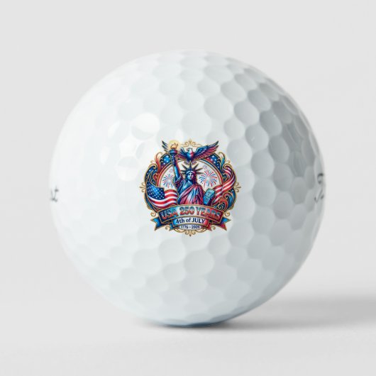 VS 250 jaar 4 juli 1776-2026 Golfballen (Voorkant)