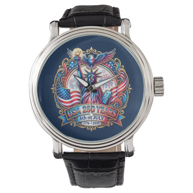 VS 250 jaar 4 juli 1776-2026 Horloge (Voorkant)