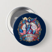 VS 250 jaar 4 juli 1776-2026 Ronde Button 7,6 Cm (Voorkant /achterkant)