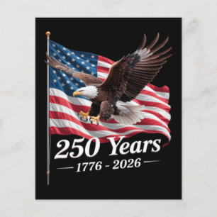 VS 250 Jaar Adelaar 1776-2026 Vlag Flyer