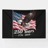 VS 250 Jaar Adelaar 1776-2026 Vlag Spandoek (Horizontaal)