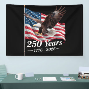 VS 250 Jaar Adelaar 1776-2026 Vlag Spandoek