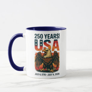 VS 250 jaar – Patriottische Bald Eagle 4 juli 2026 Mok