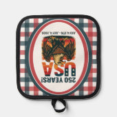 VS 250 jaar – Patriottische Bald Eagle 4 juli 2026 Pannenlap (Voorkant)