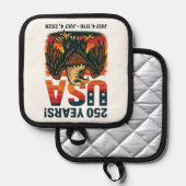 VS 250 jaar – Patriottische Bald Eagle 4 juli 2026 Pannenlap (Voorkant / Achterkant)