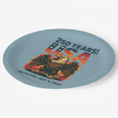 VS 250 jaar – Patriottische Bald Eagle 4 juli 2026 Papieren Bordje (Gekanteld)