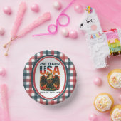 VS 250 jaar – Patriottische Bald Eagle 4 juli 2026 Papieren Kommen (Feest)