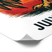 VS 250 jaar – Patriottische Bald Eagle 4 juli 2026 Poster (Hoek)