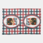 VS 250 jaar – Patriottische Bald Eagle 4 juli 2026 Theedoek (Horizontaal)