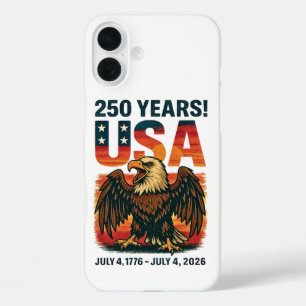 VS 250 Jaar – Patriottische Steenarend 4 juli 2026 iPhone 16 Plus Hoesje