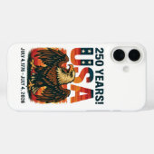 VS 250 Jaar – Patriottische Steenarend 4 juli 2026 Case-Mate iPhone Case (Achterkant (horizontaal))