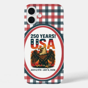 VS 250 Jaar – Patriottische Zeearend 4 juli 2026 iPhone 16 Plus Hoesje