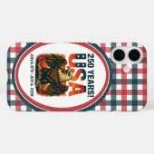VS 250 Jaar – Patriottische Zeearend 4 juli 2026 Case-Mate iPhone Case (Achterkant (horizontaal))