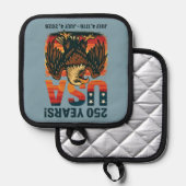 VS 250 jaar – Patriottische Zeearend 4 juli 2026 Pannenlap (Voorkant / Achterkant)