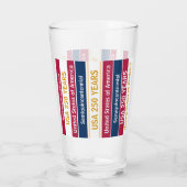 VS 250 jaar semi-quincentennial patriottische stre Glas (Achterkant)