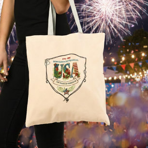 VS 250 jaar vrijheid botanisch canvas Tote Bag