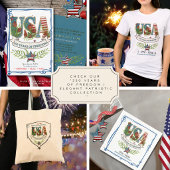 VS 250 jaar vrijheid botanisch canvas Tote Bag