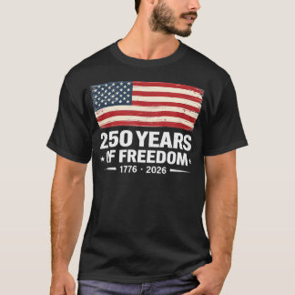 VS 250-jarig jubileum 1776 2026 Patriottische vlag T-shirt