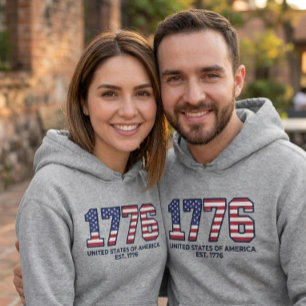 VS 250-jarig jubileum 1776 Vintage Amerikaanse vla Hoodie
