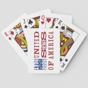 VS 250 Letterpress Stijl Pokerkaarten