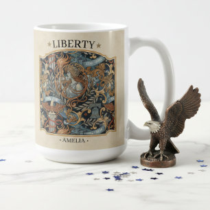 VS 250 Liberty Art Nouveau patroon rand ID1302 Koffiemok