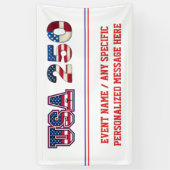 VS 250 Patriottische Sjabloon Spandoek (Verticaal)