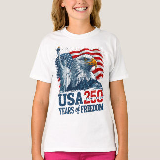 VS 250 Semiquincentennial Liberty & Eagle Amerika T-shirt