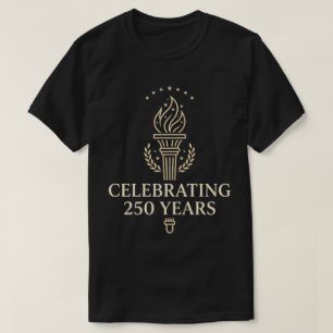 VS 250 Viering Jaren Patriottisch 4 juli T-shirt