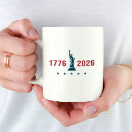 VS 250 Vrijheid 1776 2026 Patriottisch Koffiemok