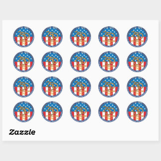 VS 250 Vrijheidsjubileum 1776-2026 Ronde Sticker